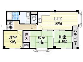 大阪府吹田市山手町２丁目12番14号（賃貸マンション3LDK・2階・57.65㎡） その2