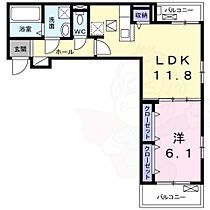 大阪府摂津市鳥飼野々２丁目7番7号（賃貸アパート1LDK・1階・45.80㎡） その2