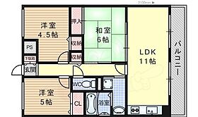 大阪府吹田市千里山東４丁目（賃貸マンション3LDK・5階・62.70㎡） その2