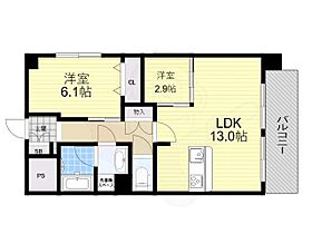 大阪府吹田市南金田１丁目（賃貸マンション2LDK・7階・50.10㎡） その2