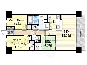 大阪府吹田市津雲台５丁目11番1-4号4（賃貸マンション3LDK・10階・75.20㎡） その2