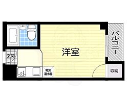 ビスタ泉町 1Kの間取図画像