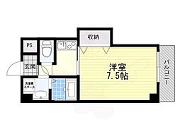 MOREMAISON 1Kの間取図画像