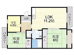 レジデンス吉川3棟 3LDKの間取図画像