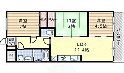 トゥー・ル・モンド 3LDKの間取図画像