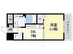 第12関根マンション 1DKの間取図画像