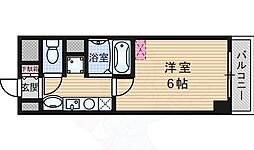 悠友館一番館 1Kの間取図画像
