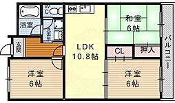 メゾン幸 3LDKの間取図画像