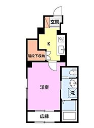 neo-ANEs 1Kの間取図画像