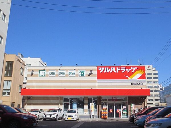 画像27:ツルハドラッグ秋田中通店(700m)