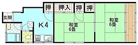 根本アパート 102 ｜ 秋田県秋田市保戸野八丁（賃貸アパート2K・1階・38.92㎡） その2