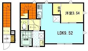 ポートセブンB棟 201 ｜ 秋田県秋田市土崎港北7丁目（賃貸アパート1LDK・2階・37.07㎡） その2