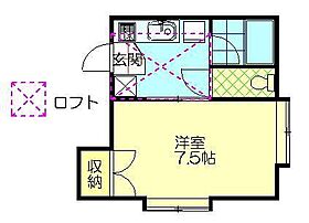 ブルージュ六番館 106 ｜ 秋田県秋田市卸町1丁目（賃貸アパート1K・1階・19.44㎡） その2