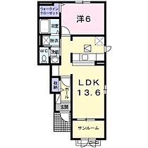 インフィニティ　サクラ 105 ｜ 秋田県秋田市桜1丁目（賃貸アパート1LDK・1階・50.29㎡） その2