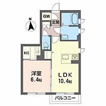 カーサフルッタI 101 ｜ 秋田県秋田市広面字近藤堰越（賃貸アパート1LDK・1階・44.55㎡） その2