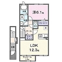 ウィステリア　I 202 ｜ 秋田県秋田市牛島西1丁目（賃貸アパート1LDK・2階・50.52㎡） その2