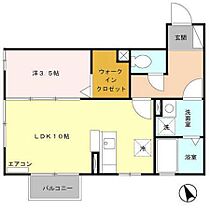 アービル千秋 103 ｜ 秋田県秋田市千秋中島町（賃貸アパート1LDK・1階・34.90㎡） その2