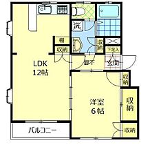 Las　Shicras 201 ｜ 秋田県秋田市八橋田五郎1丁目（賃貸アパート1LDK・2階・50.04㎡） その2