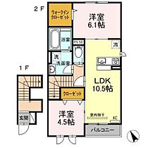 Ｒ－ｇａｒｄｅｎ 205 ｜ 秋田県秋田市南通みその町（賃貸アパート2LDK・2階・55.73㎡） その2