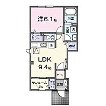 ボヌール・シュテレII 101 ｜ 秋田県秋田市川元むつみ町（賃貸アパート1LDK・1階・40.04㎡） その2