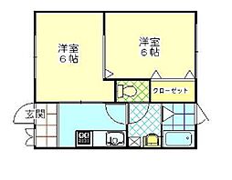 間取図画像 2K