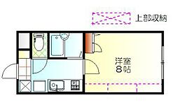 モア・メゾン高陽 1Kの間取図画像