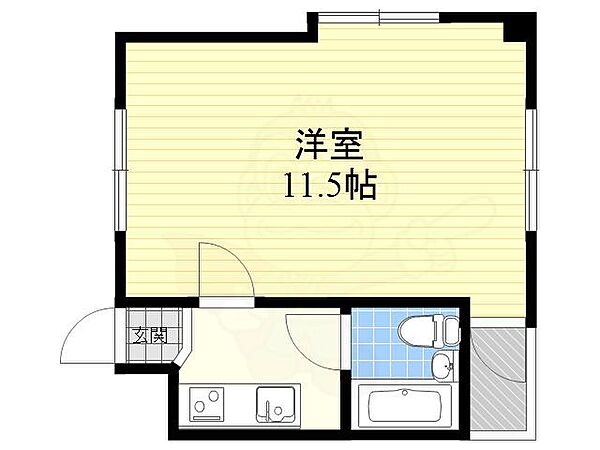 大阪府茨木市別院町(賃貸マンション1K・5階・28.00㎡)の写真 その2