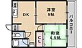 梁守マンション4階4.5万円