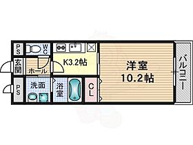 アンプルールクラージュ・ウエストヒルズ  ｜ 大阪府茨木市西田中町5番5号（賃貸アパート1K・2階・33.12㎡） その2