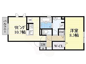 Page One  ｜ 大阪府茨木市十日市町（賃貸アパート1LDK・2階・49.21㎡） その2