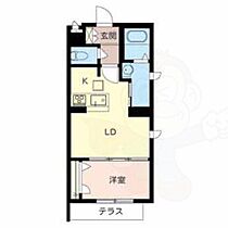 大阪府吹田市岸部中５丁目（賃貸マンション1LDK・1階・35.49㎡） その2