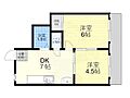 第6摂津マンション2階4.5万円