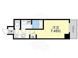 ARCA正雀 8階1Kの間取り