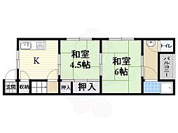 西畑ハイツ 2階