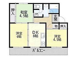 陽和台第4住宅 2号棟 4階/-