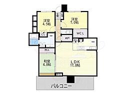 パークタワー南千里丘 8階/-