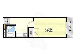 ネオコーポ都 1Kの間取図画像