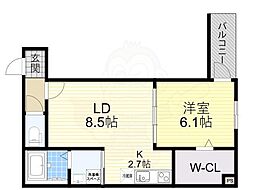 (仮称)フジパレス沢良宜西一丁目 1階/-