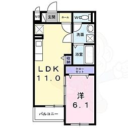 カーサモデルノ南摂津 3階/-
