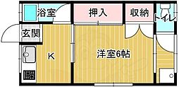 第3岡部コーポ 2階/2-D
