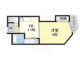 メゾンミヤ  ｜ 大阪府大阪市東淀川区大道南１丁目（賃貸マンション1DK・4階・26.53㎡） その2