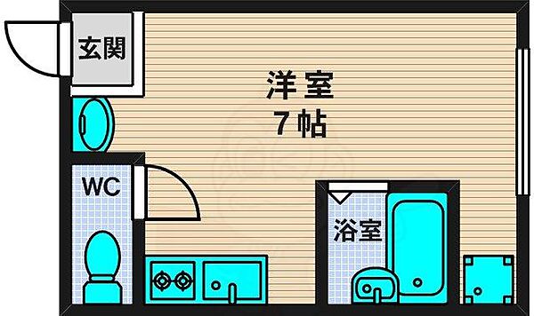 ヴィラナリー淡路 ｜大阪府大阪市東淀川区淡路２丁目(賃貸マンション1R・1階・18.00㎡)の写真 その2