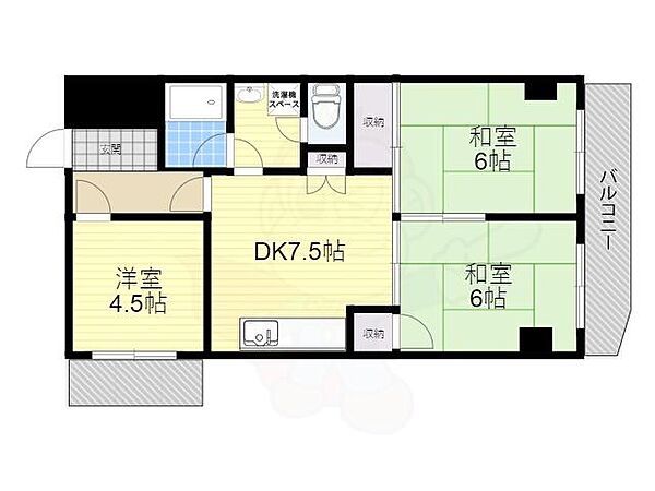 西野ビル ｜大阪府大阪市東淀川区豊里３丁目(賃貸マンション3LDK・4階・50.00㎡)の写真 その2