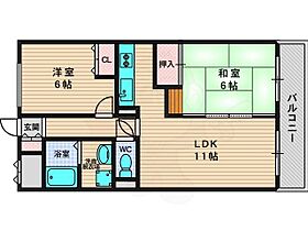 淀川パークビレッジ  ｜ 大阪府大阪市東淀川区大道南１丁目（賃貸マンション2LDK・1階・54.00㎡） その2