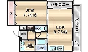 カリーナ東淡路  ｜ 大阪府大阪市東淀川区東淡路４丁目（賃貸マンション1LDK・4階・45.00㎡） その2