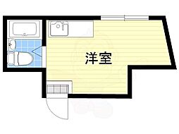 井上ビル ワンルームの間取図画像