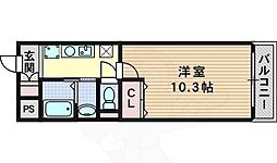 プロスペリテ 1Kの間取図画像