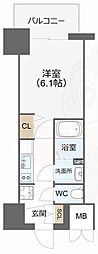 ArtizA新大阪D.C. 1Kの間取図画像