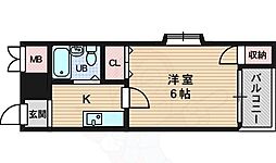 ガレージフィールド相川 1Kの間取図画像