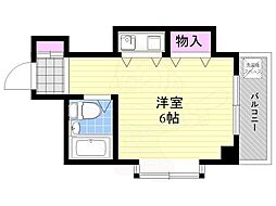 ラ・セレッソ ワンルームの間取図画像